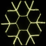36" LED Snowflake Warm White
