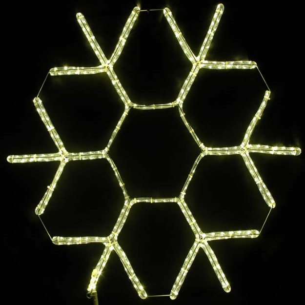 36" LED Snowflake Warm White