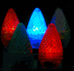 Twinkle Multi C7 LED Replacement Bulbs 25 Pack