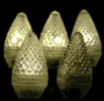 Twinkle Warm White C7 LED Replacement Bulbs 25 Pack