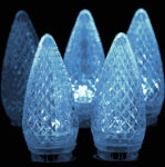 Twinkle Pure White C9 LED Replacement Bulbs 25 Pack