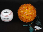 Amber/Orange 50 Light Mini Starlight Sphere 6"