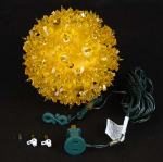 Yellow 50 Light Mini Starlight Sphere 6"