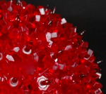 Red 150 Light Starlight Sphere 10"