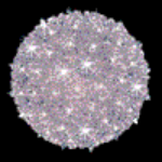 100 Light 7.5" Clear Twinkling Starlight Spheres