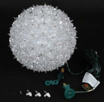 100 Light 7.5" Clear Twinkling Starlight Spheres