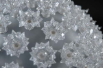 Silver 50 Light Mini Starlight Sphere 6"