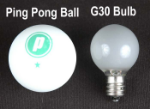 25 G30 Globe Light String Set with Blue Satin Bulbs on Green Wire
