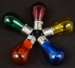 Multi S14 LED Medium Base e26 Bulbs w/ 9 LEDs - 25pk