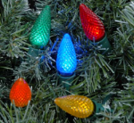 Twinkle Multi/Assorted C9 LED Replacement Bulbs 25 Pack