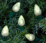 Twinkle Warm White C7 LED Replacement Bulbs 25 Pack