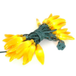 Yellow Chili Pepper String lights 35 Count