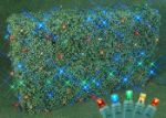 Multi LED Net Lights 4x6 Green Wire