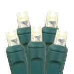 Warm White LED Net Lights 4x6 Green Wire