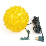 50 Yellow LED 6" Sphere