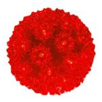 50 Red LED 6" Sphere