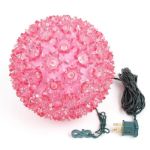 100 Pink LED 7.5" Sphere