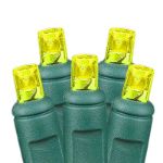 Yellow LED Net Lights 4x6 Green Wire