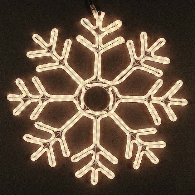 36" Deluxe Rope Light Snowflake