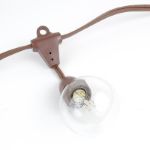 100' Suspended Brown Commercial Grade Stringer 80 Intermediate (e17) Base Sockets