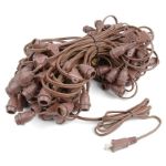 100' Suspended Brown Commercial Grade Stringer 80 Intermediate (e17) Base Sockets