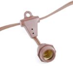 25' Suspended Brown Commercial Grade Stringer e17 Base Sockets