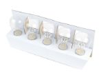Blue S14 LED Medium Base e26 Bulbs w/ 9 LEDs - 5pk