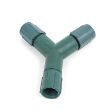 Coaxial Y Connector - Green