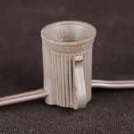 100 C9 Ceramic Christmas Light Set - Assorted - Brown Wire