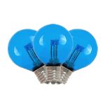 Blue - G30 Glass LED Replacement Bulbs - 25 Pack