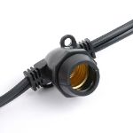 25 Warm White LED G50 Commercial Grade Intermediate Base Light Set
