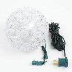 50 Twinkle LED 6" Sphere Pure White