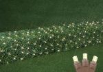 Warm White LED Net Lights 2x10 Brown Wire