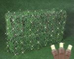 Warm White LED Net Lights 4x6 Brown Wire