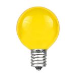 Yellow Satin G50 7 Watt Replacement Bulbs 25 Pack