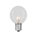 Clear G30 5 Watt Replacement Bulbs 25 Pack