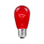 25 Pack of Transparent Assorted S14 11 Watt Bulbs Medium Base e26