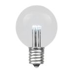 Pure White LED G50 Globe Bulbs - 25pk