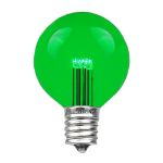 Green LED G50 Globe Bulbs - 5pk