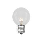 25 Pack of Clear S11 10 Watt Bulbs Intermediate Base e17