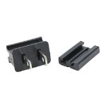 SPT-1 Male Plugs Black - 5 Pack
