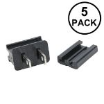 5 Pack Male Sockets Black SPT-1