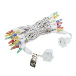 35 Light Traditional T5 Multi LED Mini Lights White Wire
