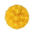 Yellow 50 Light Mini Starlight Sphere 6"