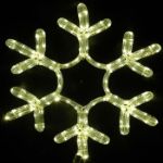 15" LED Rope Light Snowflake-Warm White