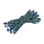 35 Light Non Connectable Pure White LED Mini Lights Green Wire