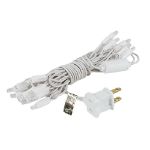 20 Light Non Connectable Warm White LED Mini Lights White Wire