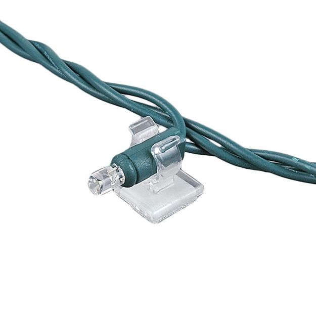 Mini Adhesive Clip for Mini Lights 100 Pack