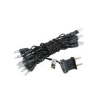 Non Connectable Clear Black Wire Mini Lights 20 Light 8.5'