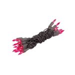 Non Connectable Pink Brown Wire Mini Lights 20 Light 8.5'